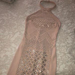 Short Pink Bebe Dress